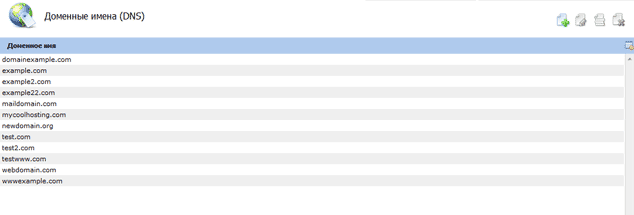 Доменные имена
